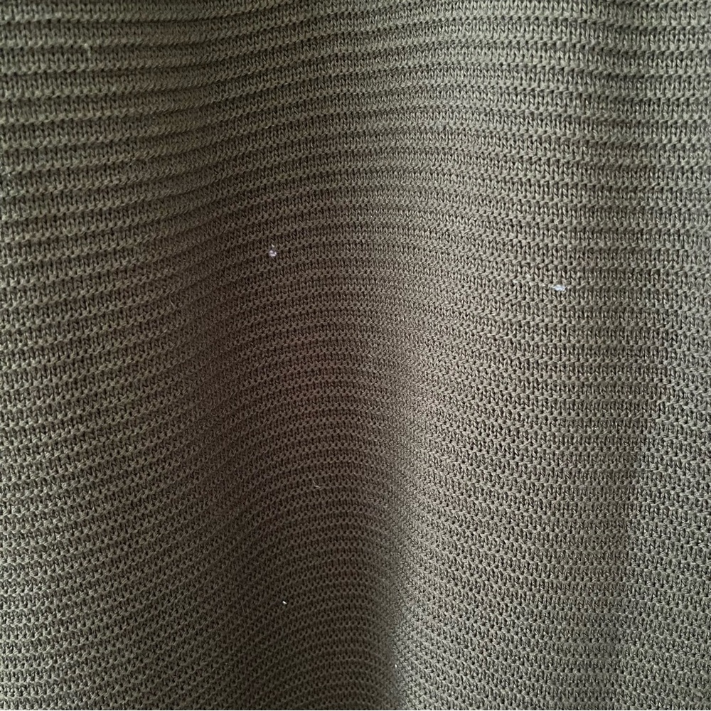 Boohoo Plus Cocoon Oversized Rib Knit Cardigan — Khaki - Picture 5 of 8